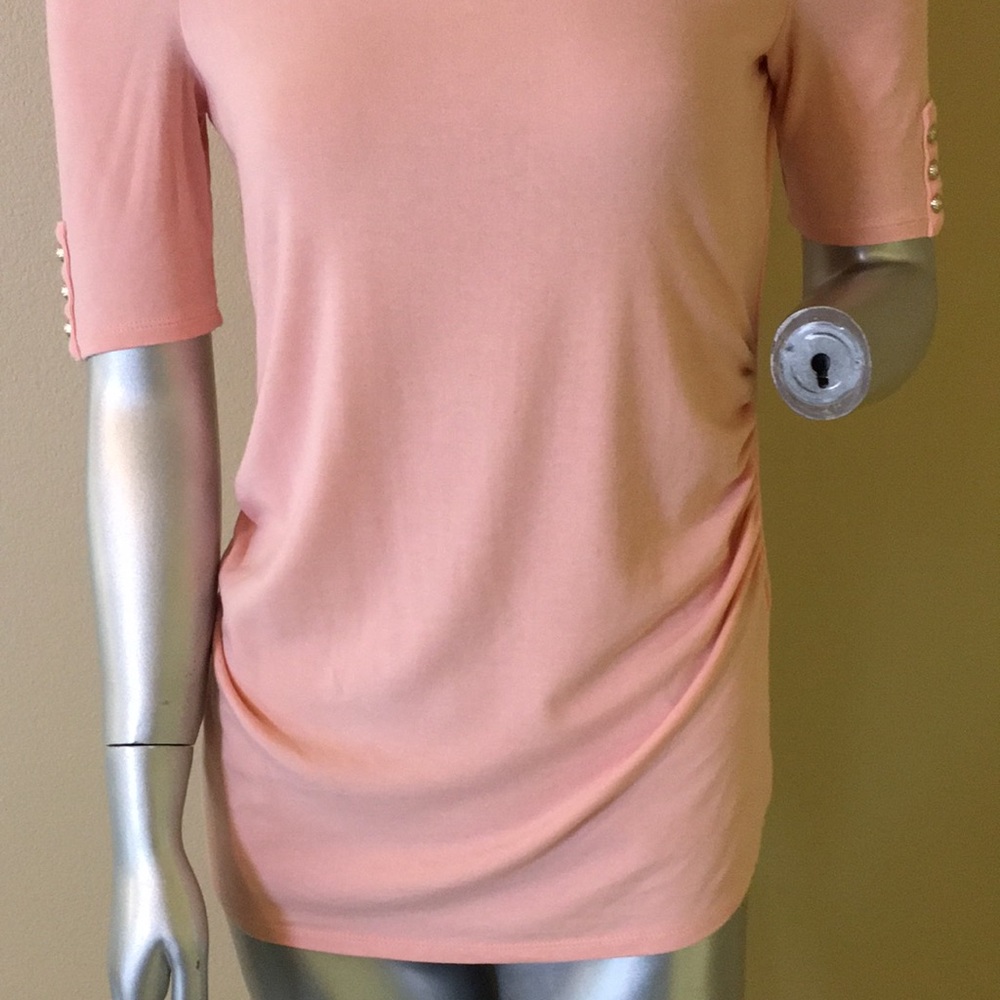 WHBM | Rio Elbow Sleeve Cold-Shoulder Top - Picture 6 of 15